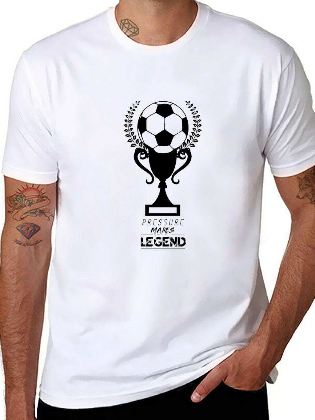 Soccer Legend Black T-Shirt