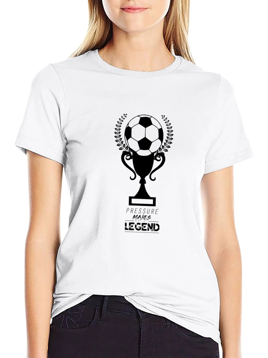 Soccer Legend Black T-Shirt