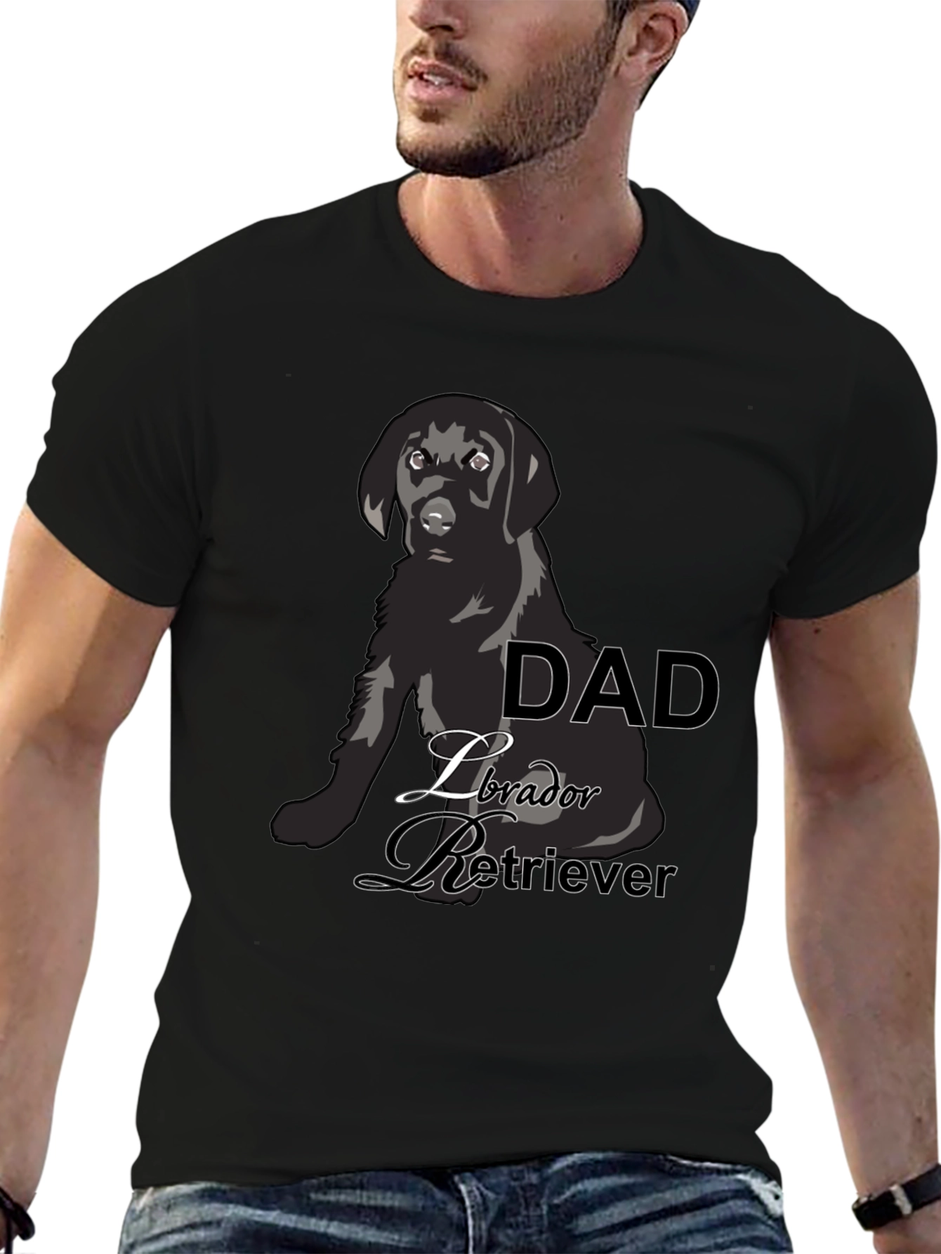 Dad Labrador Retriever Graphic T-Shirt