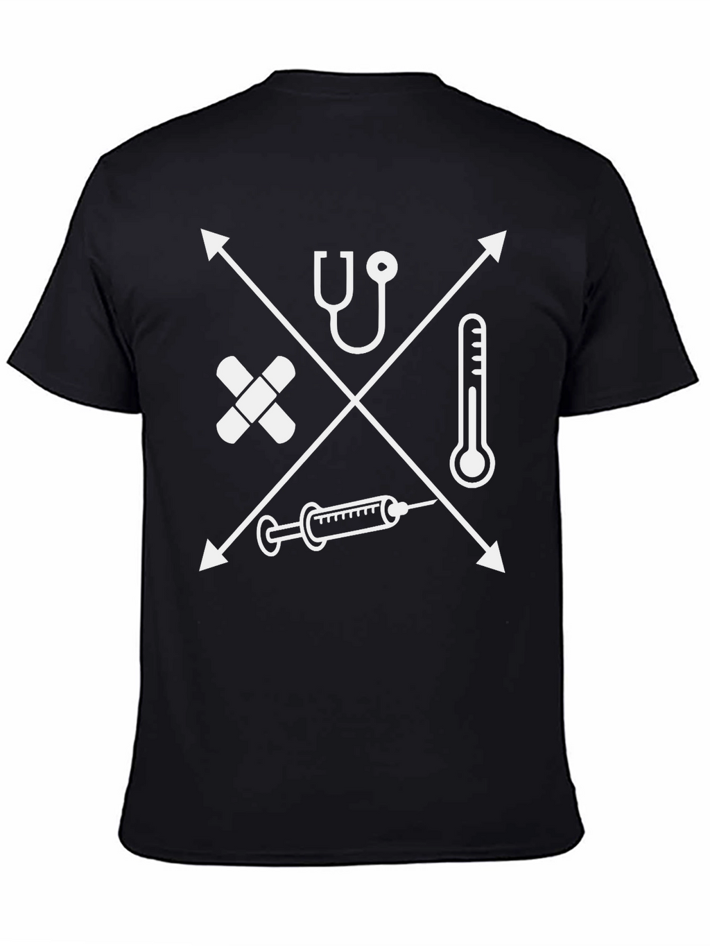 Medical Symbol T-Shirt - Black