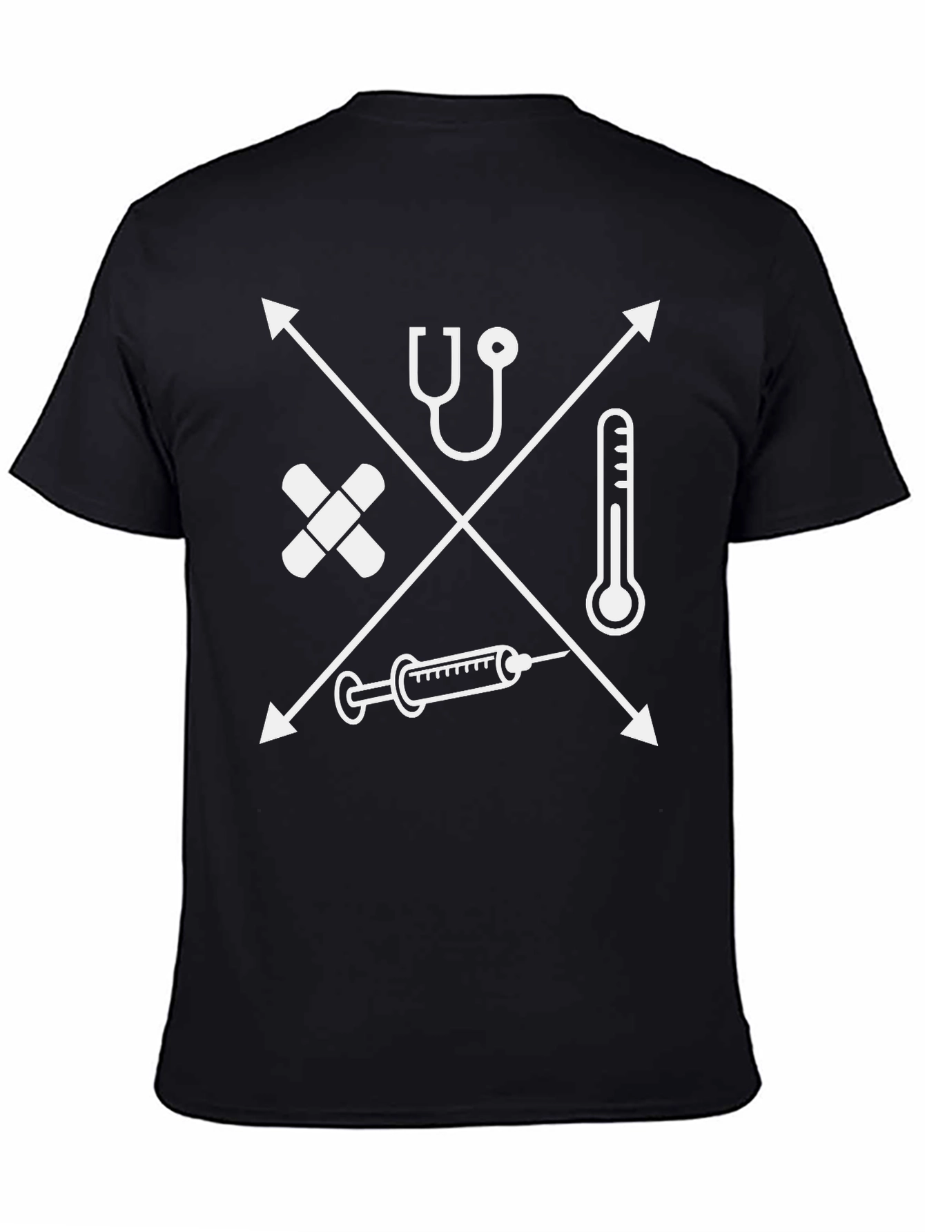 Medical Symbol T-Shirt - Black