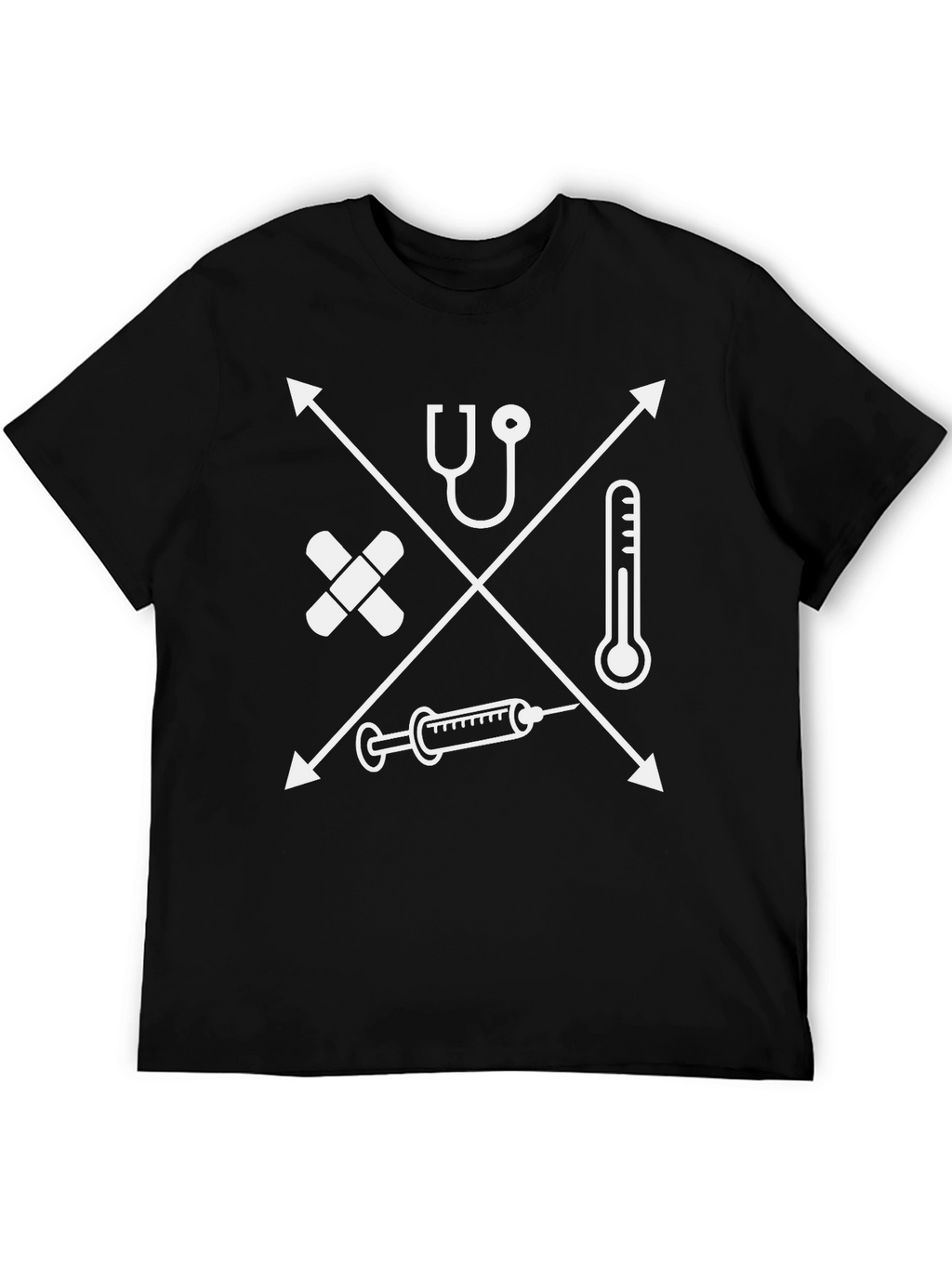 Medical Symbol T-Shirt - Black