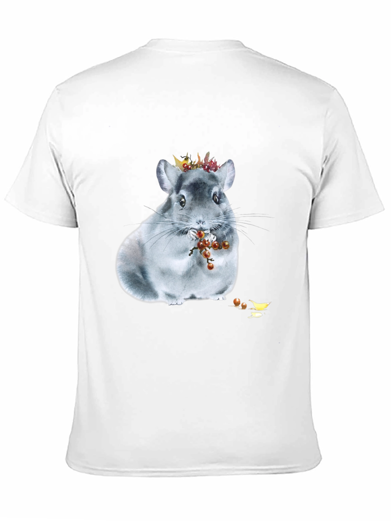 Chinchilla Crown T-Shirt - Cute Animal Graphic Tee
