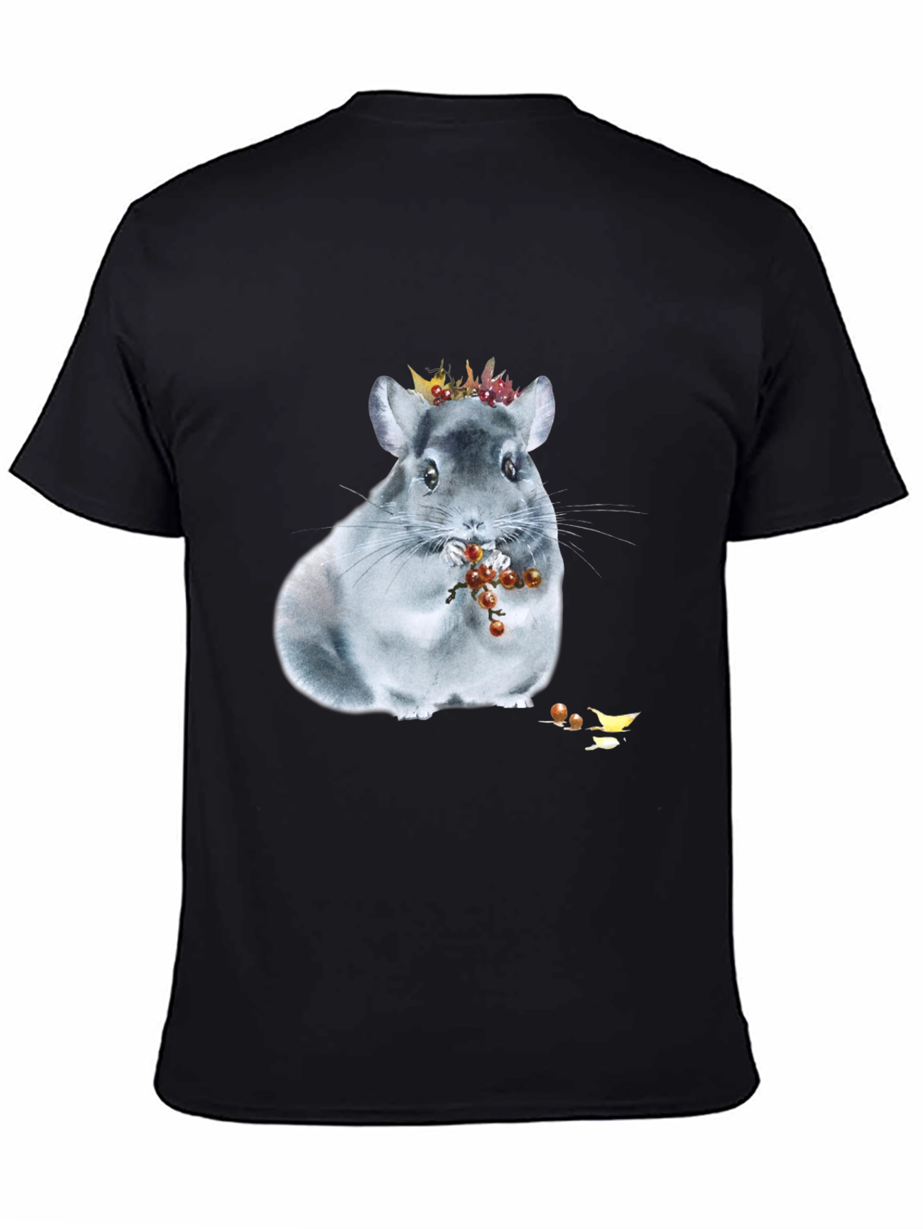 Chinchilla Crown T-Shirt - Cute Animal Graphic Tee
