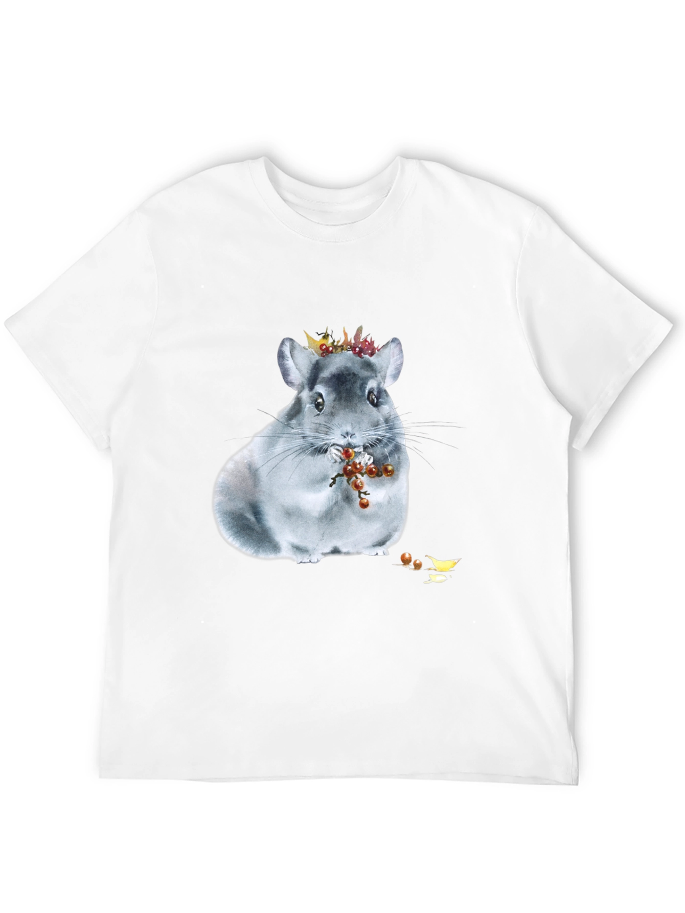 Chinchilla Crown T-Shirt - Cute Animal Graphic Tee