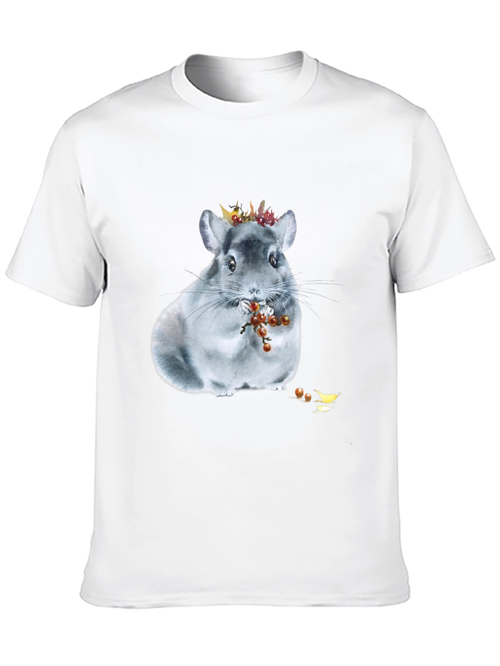 Chinchilla Crown T-Shirt - Cute Animal Graphic Tee