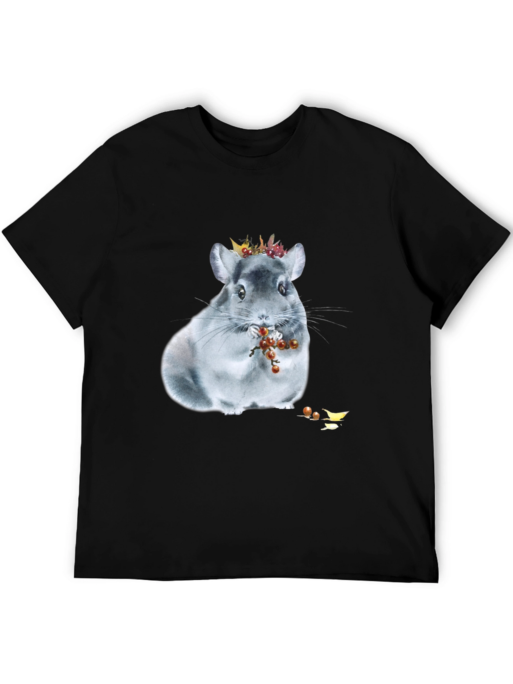 Chinchilla Crown T-Shirt - Cute Animal Graphic Tee