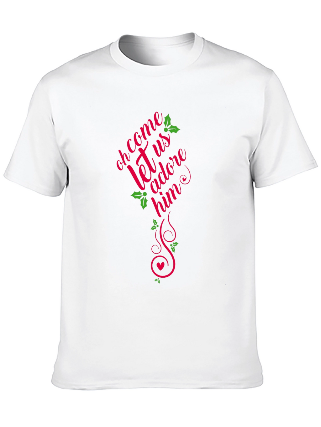 Oh Come Let Us Adore Him Christmas T-Shirt