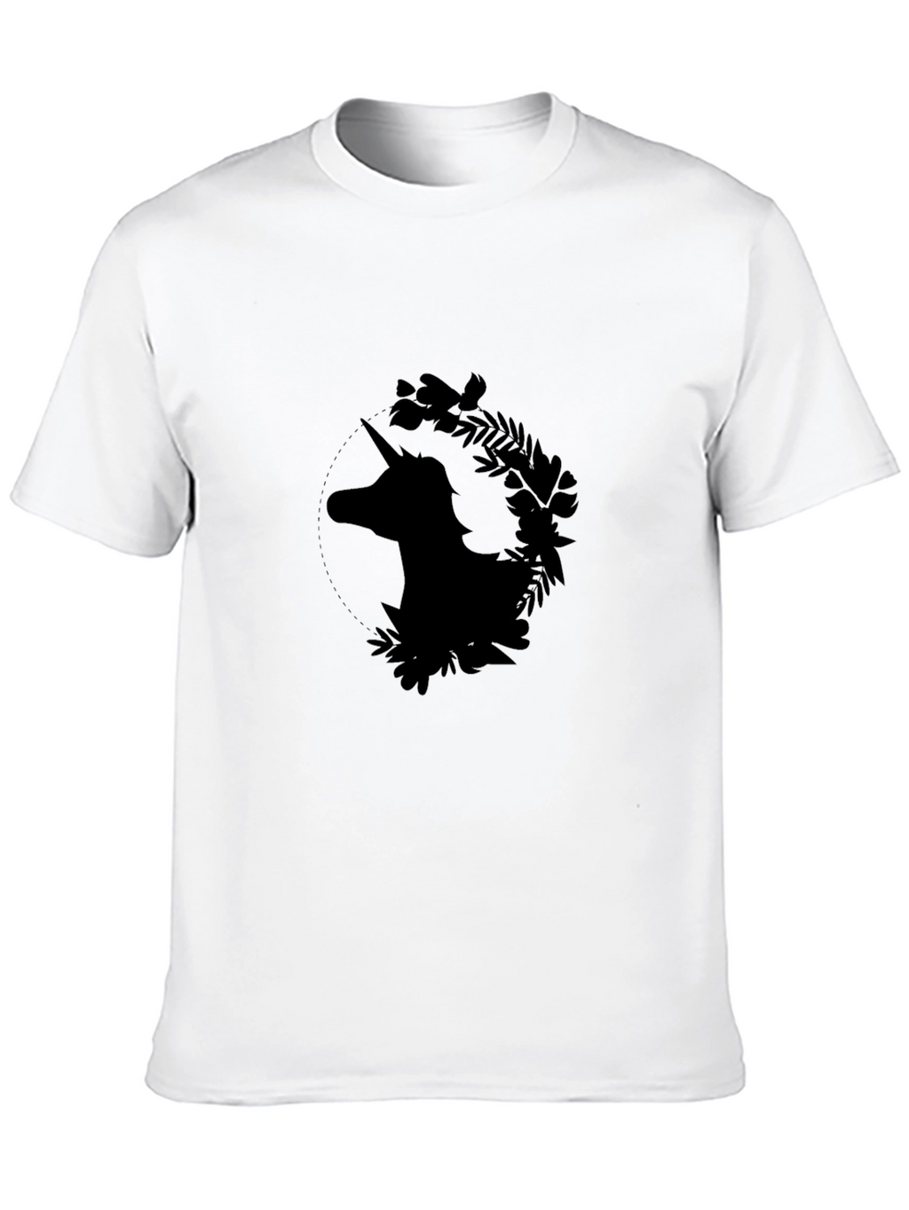 Unicorn Silhouette Black T-Shirt
