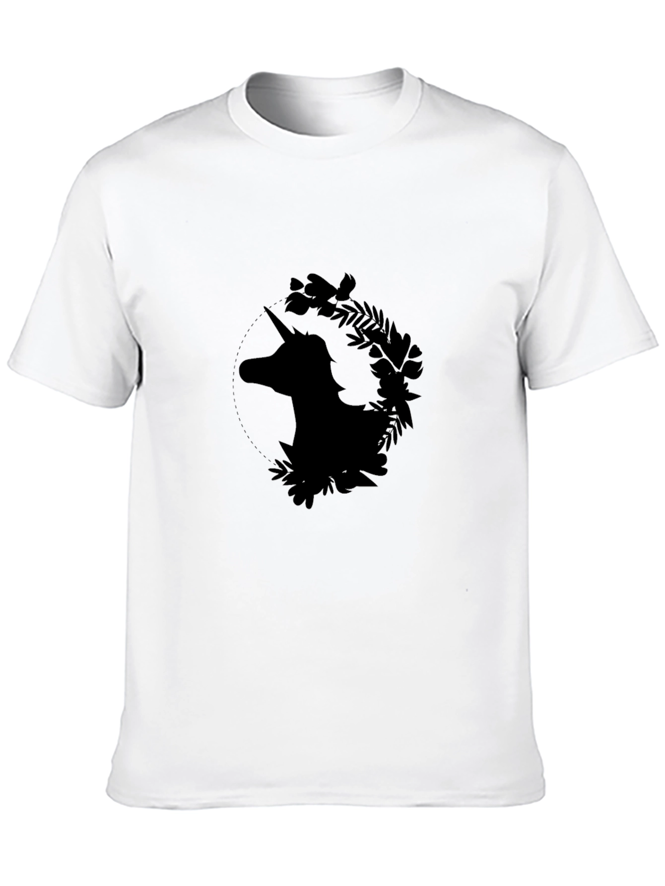 Unicorn Silhouette Black T-Shirt