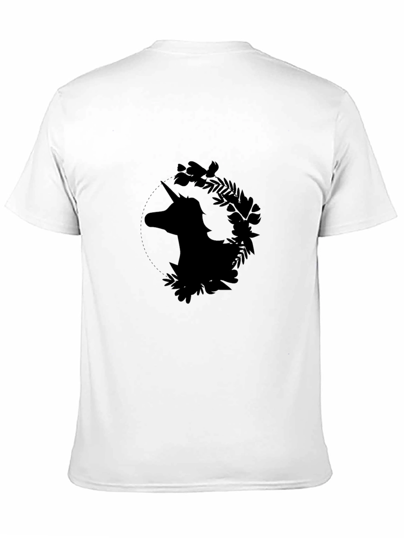 Unicorn Silhouette Black T-Shirt
