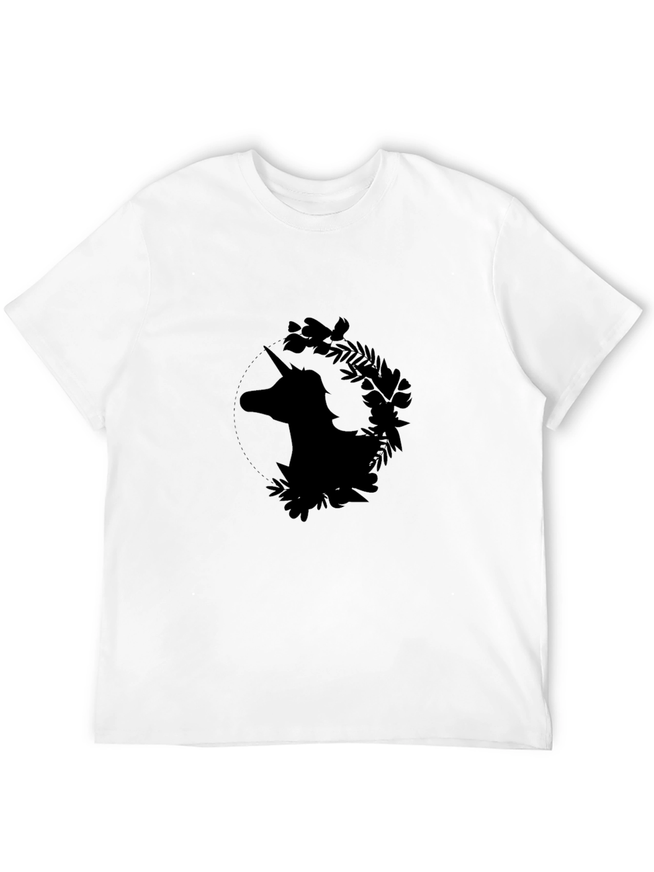 Unicorn Silhouette Black T-Shirt