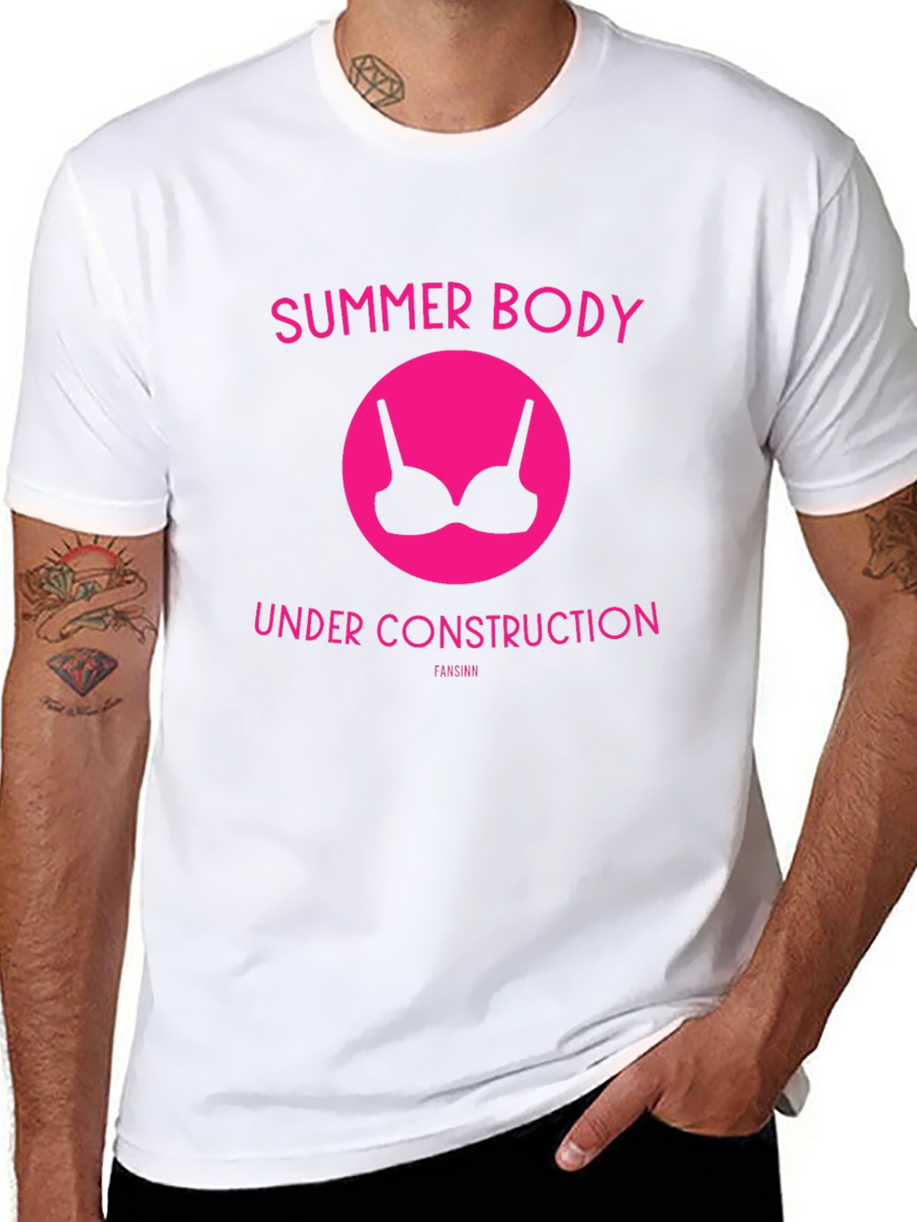 Summer Body Under Construction Graphic Tee