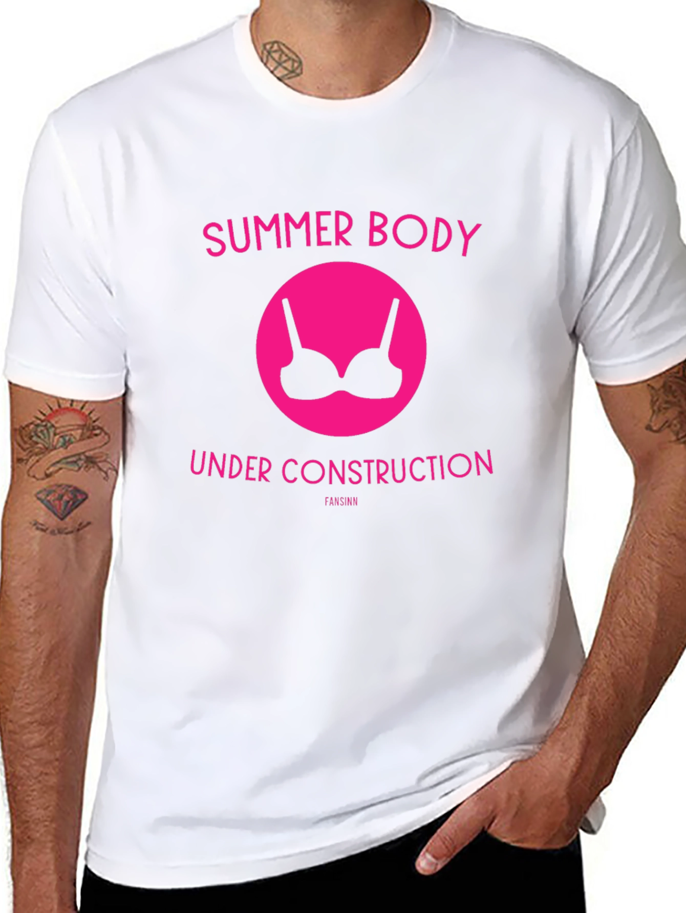 Summer Body Under Construction Graphic Tee