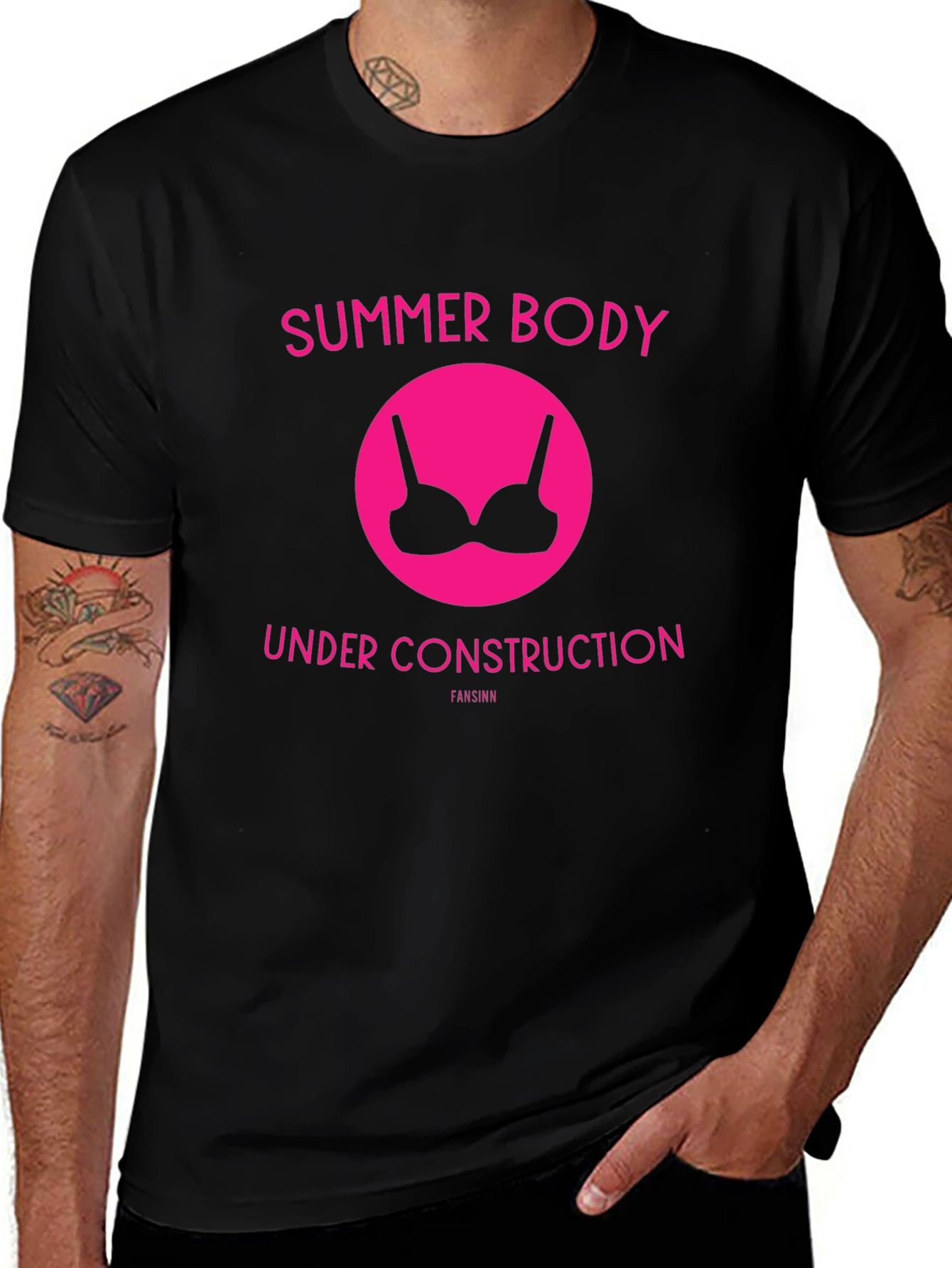 Summer Body Under Construction Graphic Tee