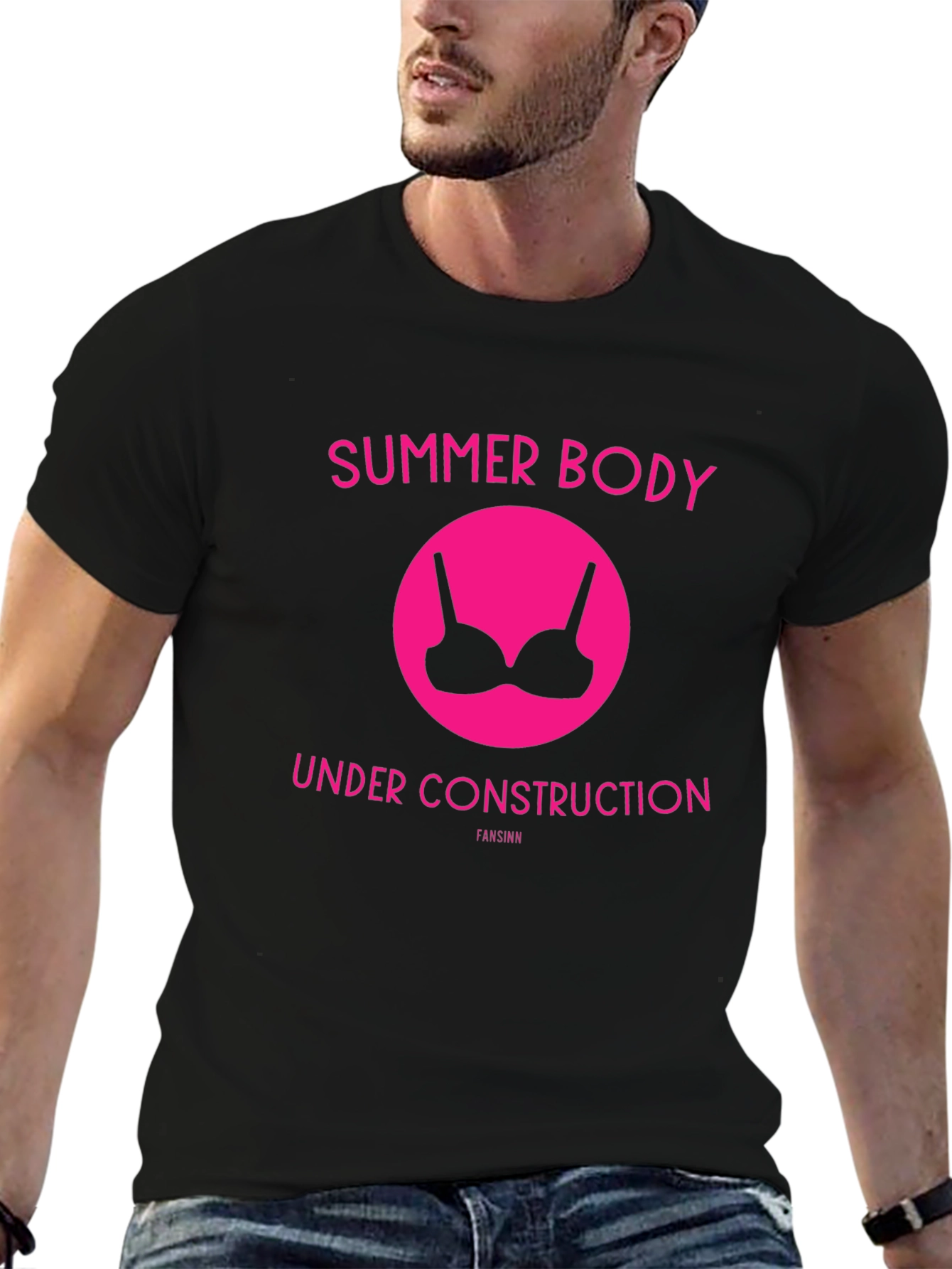 Summer Body Under Construction Graphic Tee