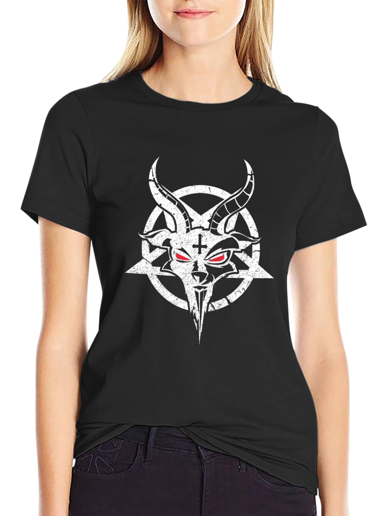 Baphomet Pentagram T-Shirt - Occult Satanic Tee