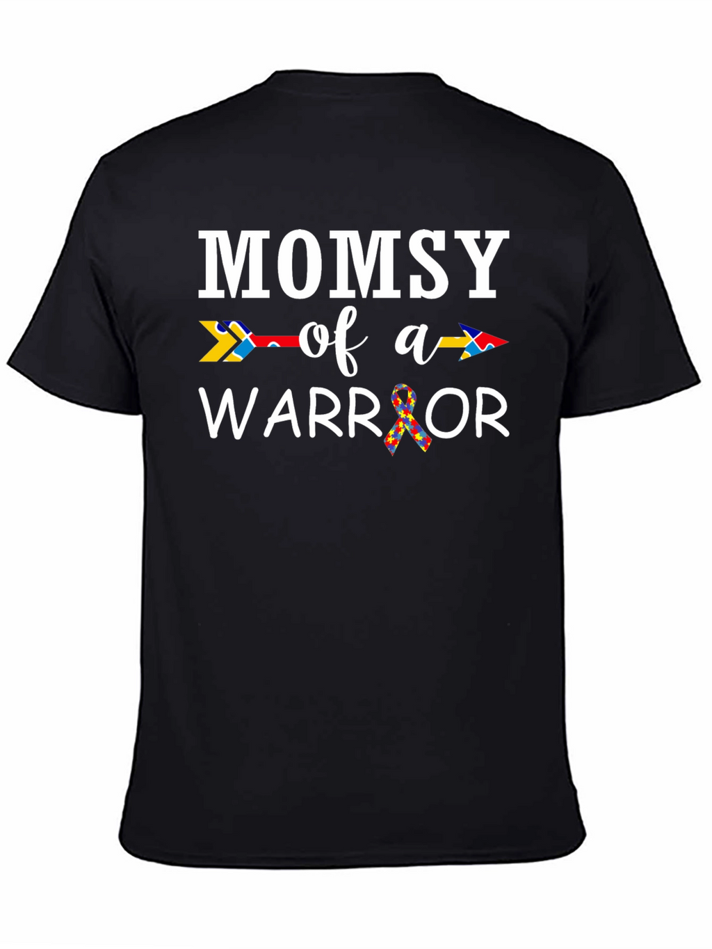 Mommy of a Warrior Autism Awareness T-Shirt