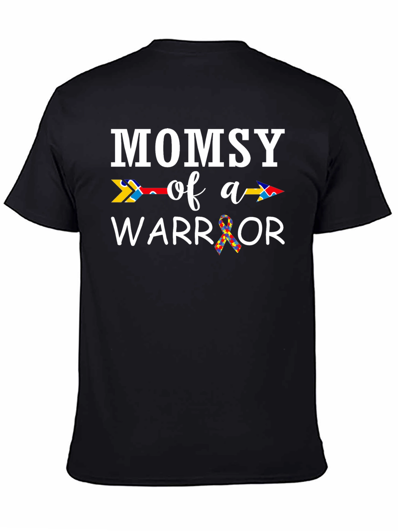 Mommy of a Warrior Autism Awareness T-Shirt
