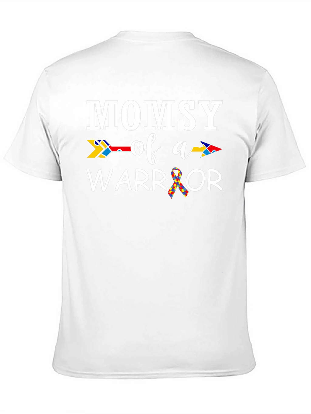 Mommy of a Warrior Autism Awareness T-Shirt