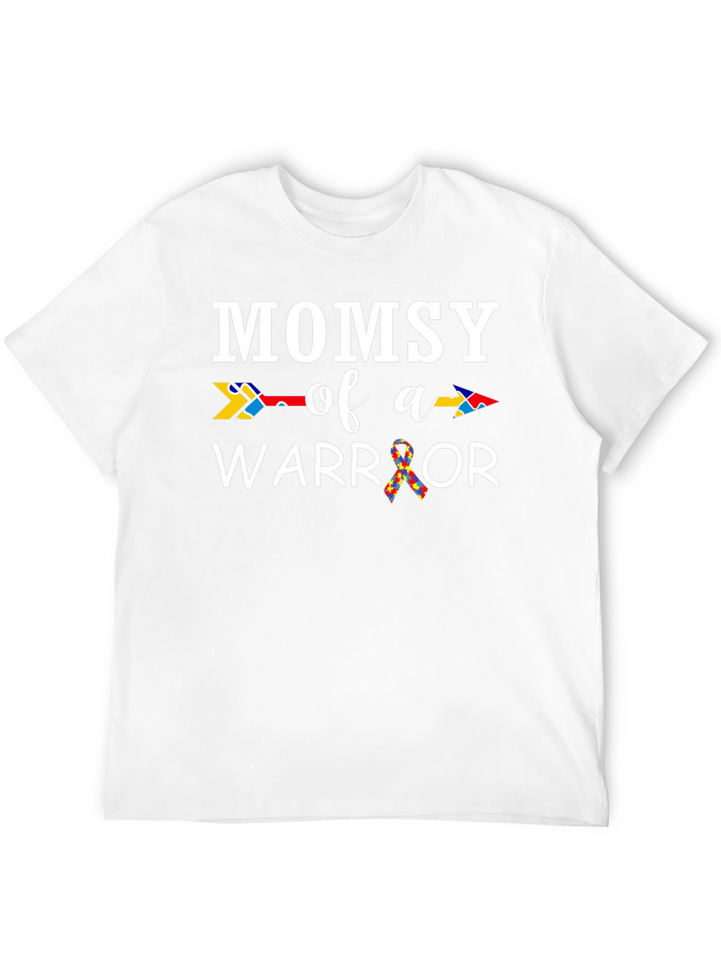 Mommy of a Warrior Autism Awareness T-Shirt