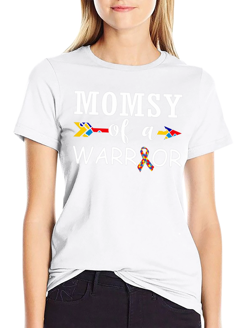 Mommy of a Warrior Autism Awareness T-Shirt
