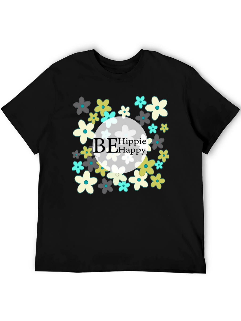 Be Hippie Happy Graphic Tee