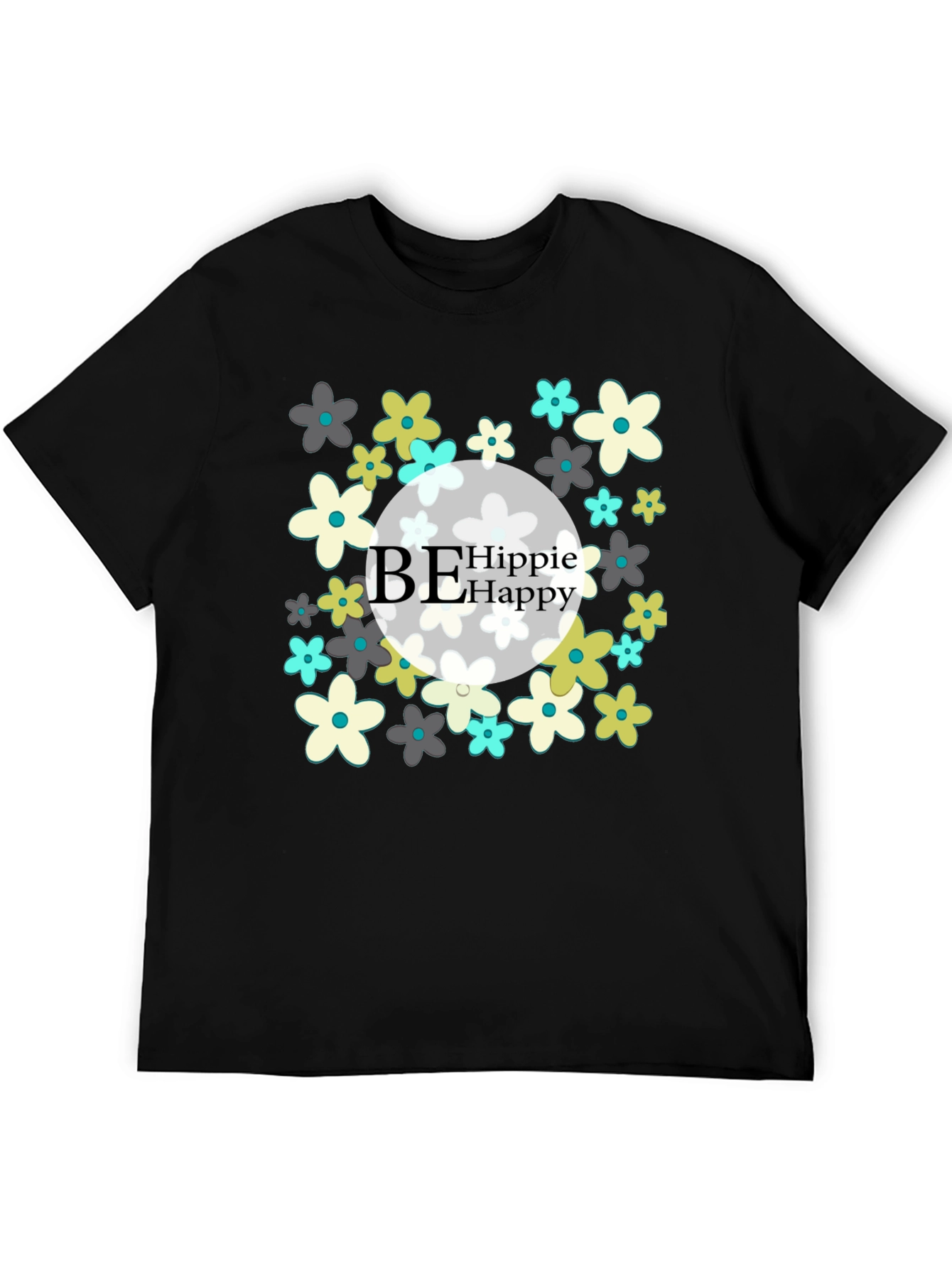 Be Hippie Happy Graphic Tee