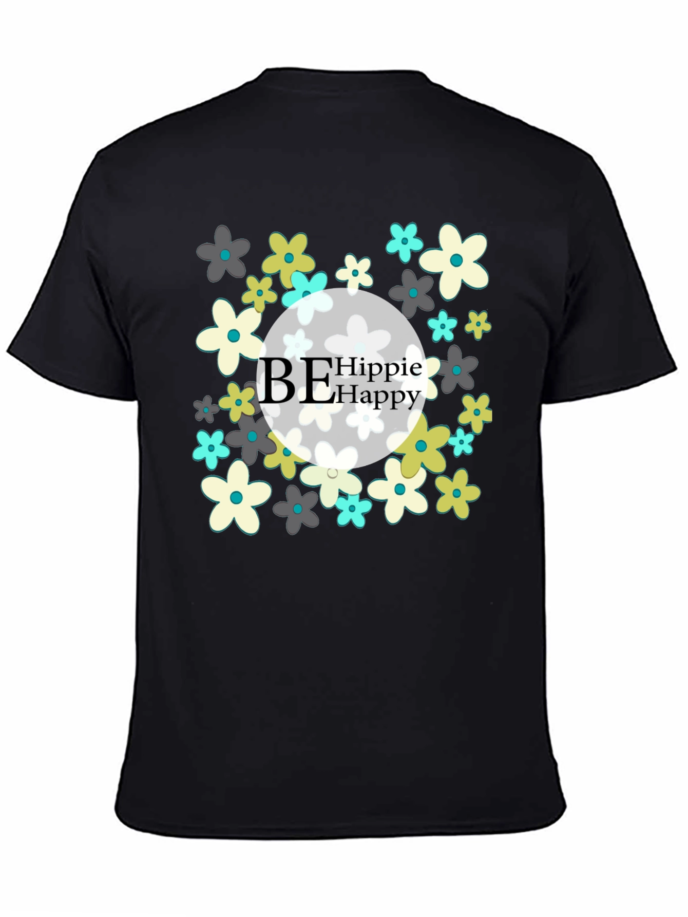 Be Hippie Happy Graphic Tee