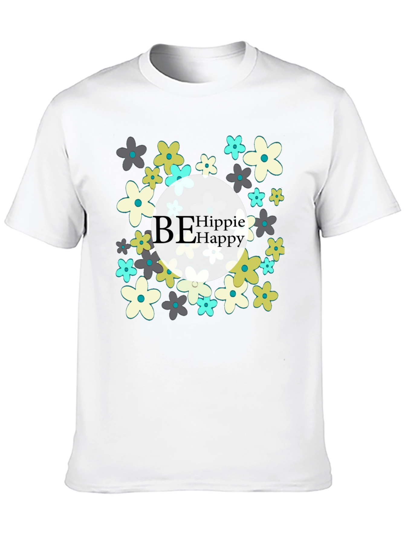 Be Hippie Happy Graphic Tee