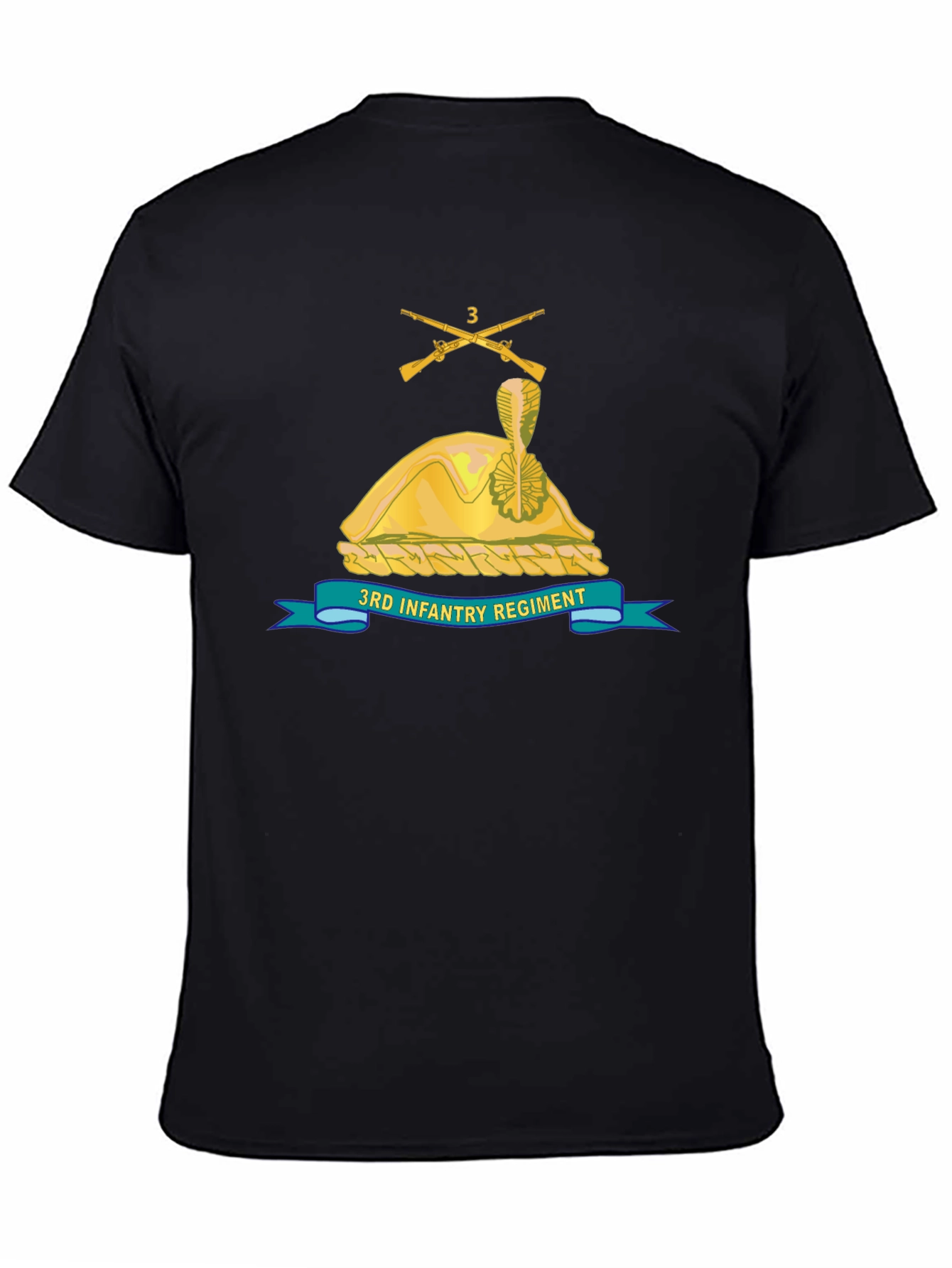 3rd Infantry Regiment Black T-Shirt