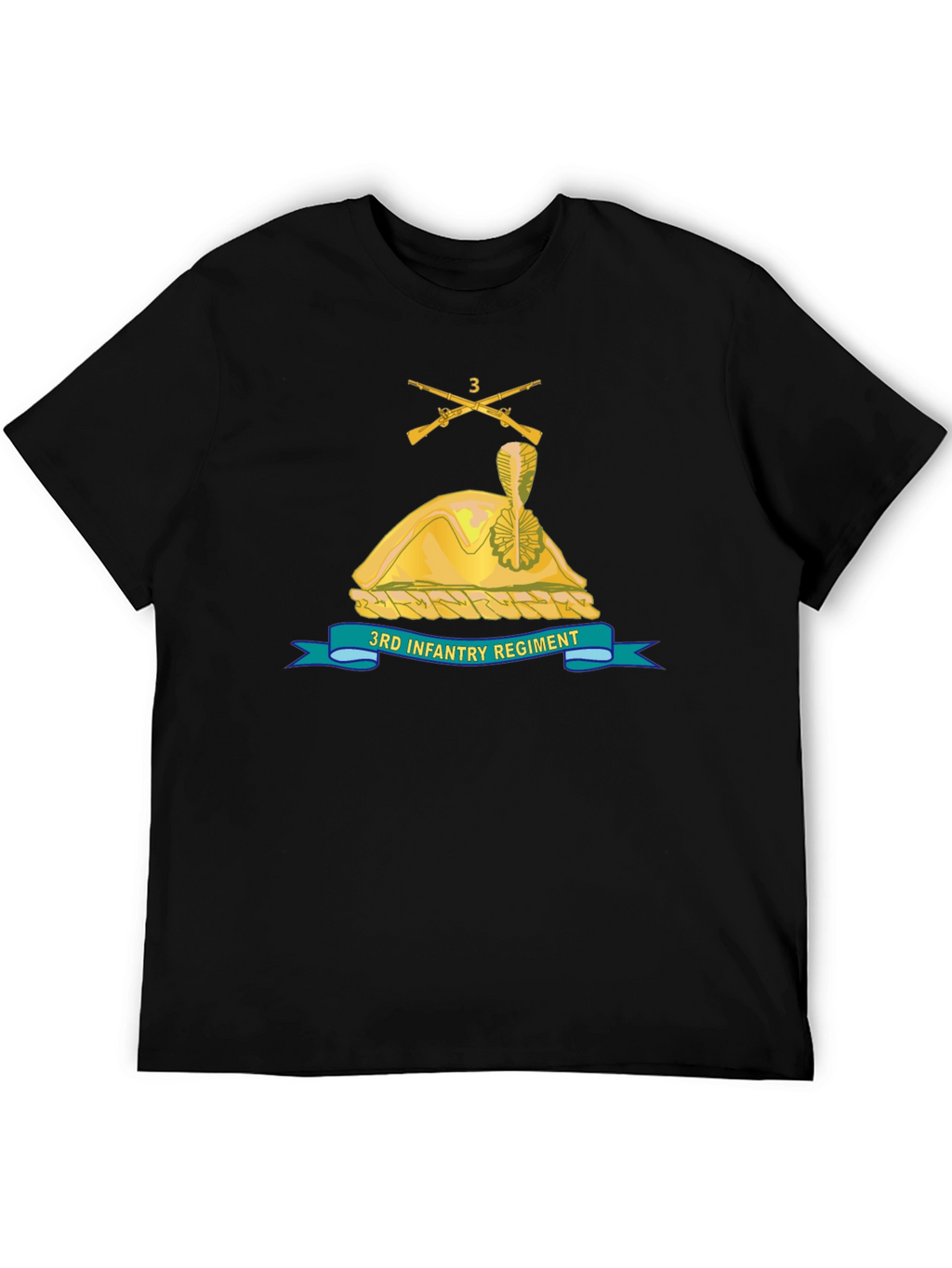 3rd Infantry Regiment Black T-Shirt