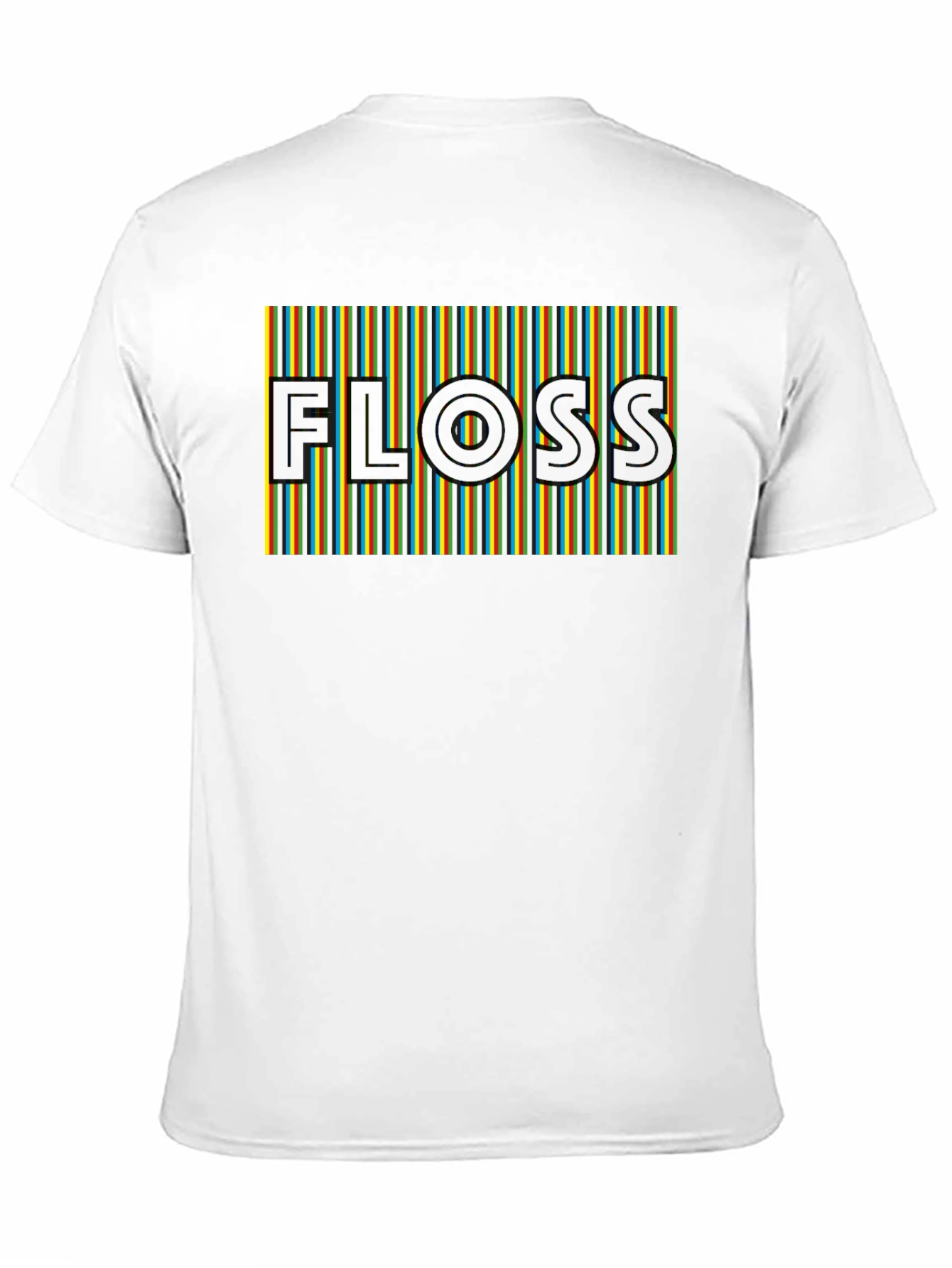 Retro FLOSS Graphic T-Shirt - Comfortable Black Tee