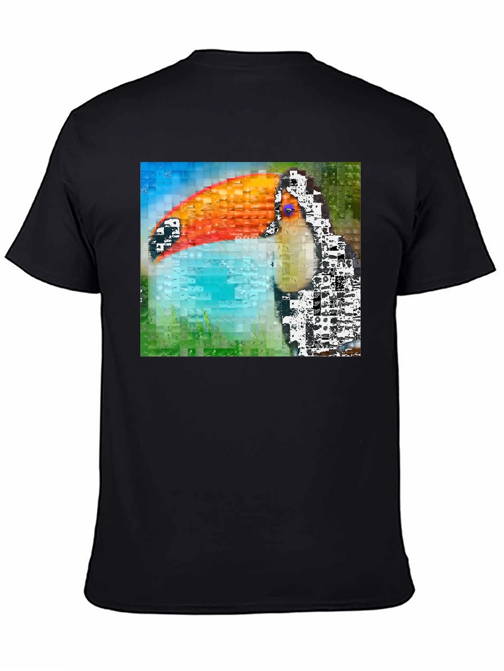 Toucan Mosaic Graphic T-Shirt