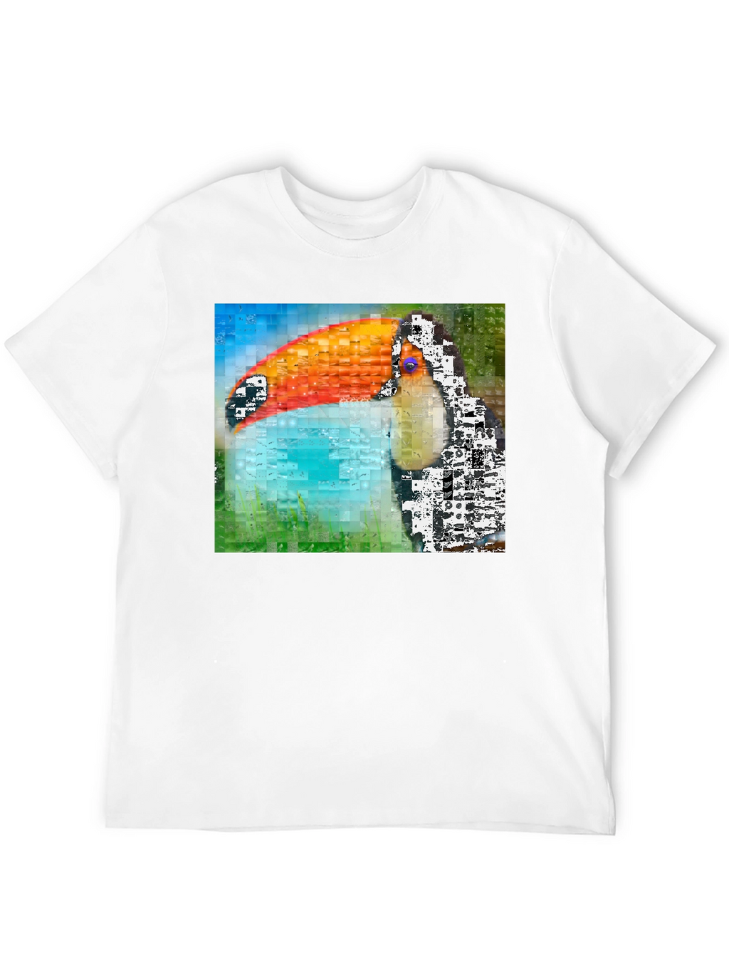 Toucan Mosaic Graphic T-Shirt