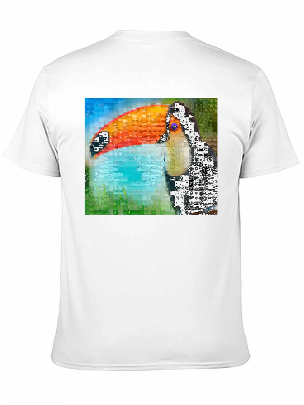 Toucan Mosaic Graphic T-Shirt