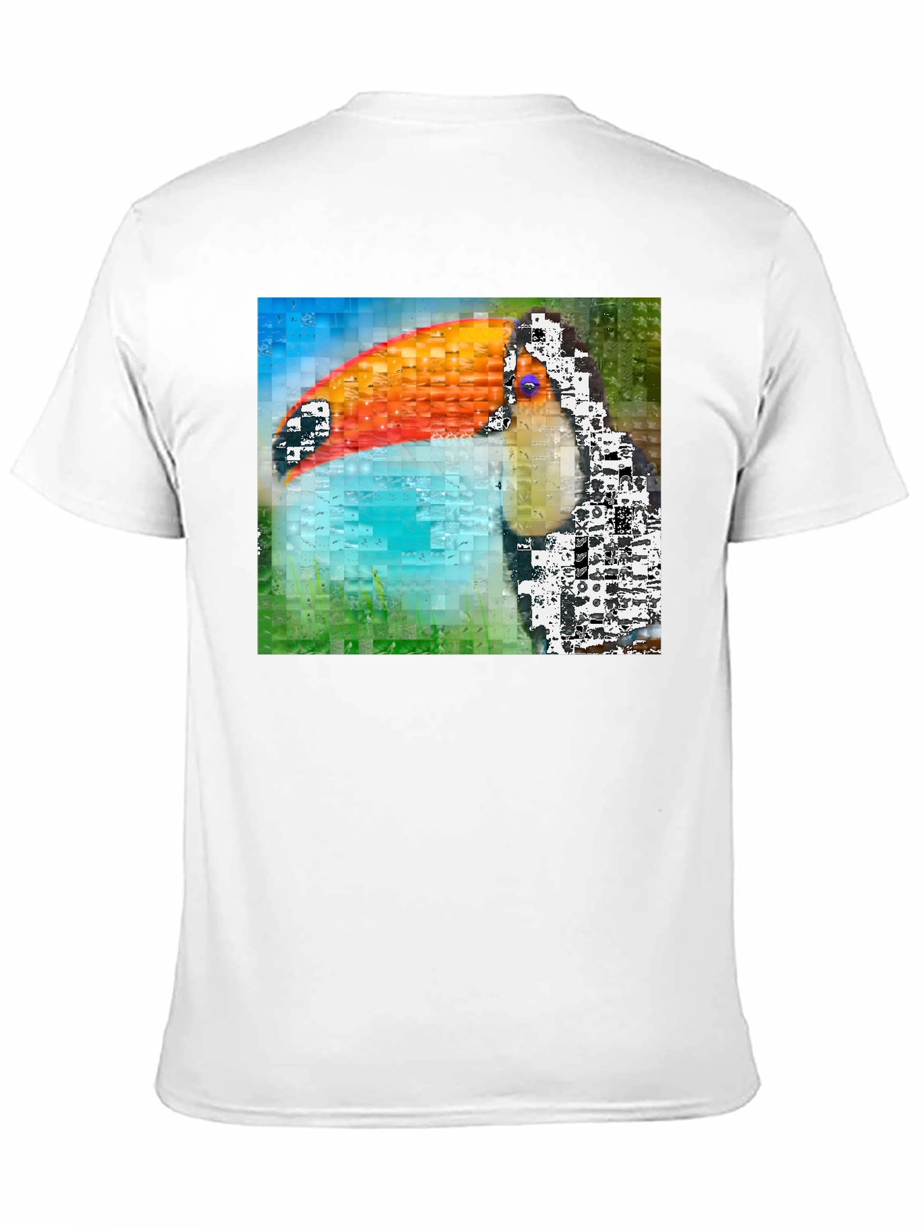 Toucan Mosaic Graphic T-Shirt