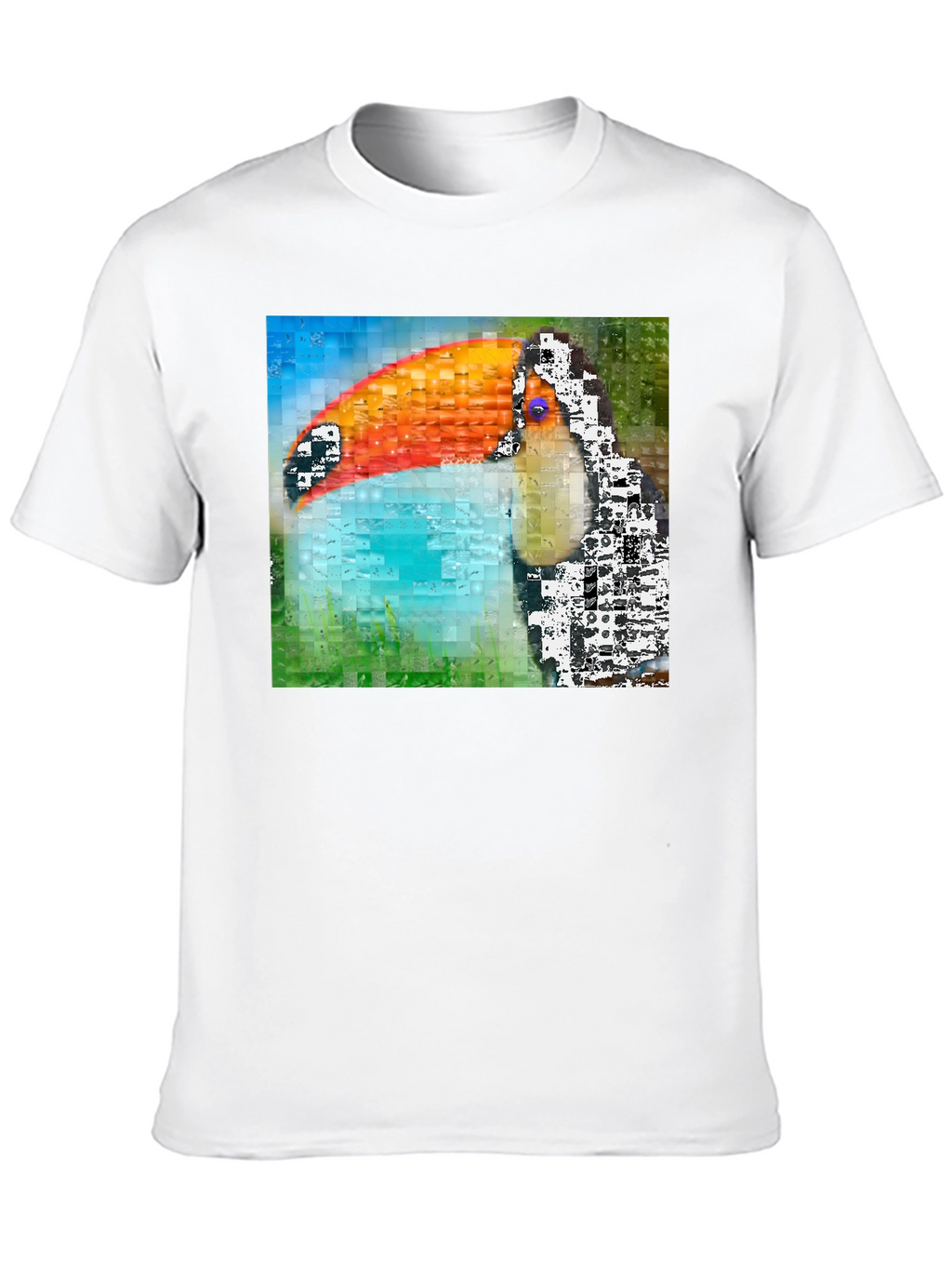 Toucan Mosaic Graphic T-Shirt