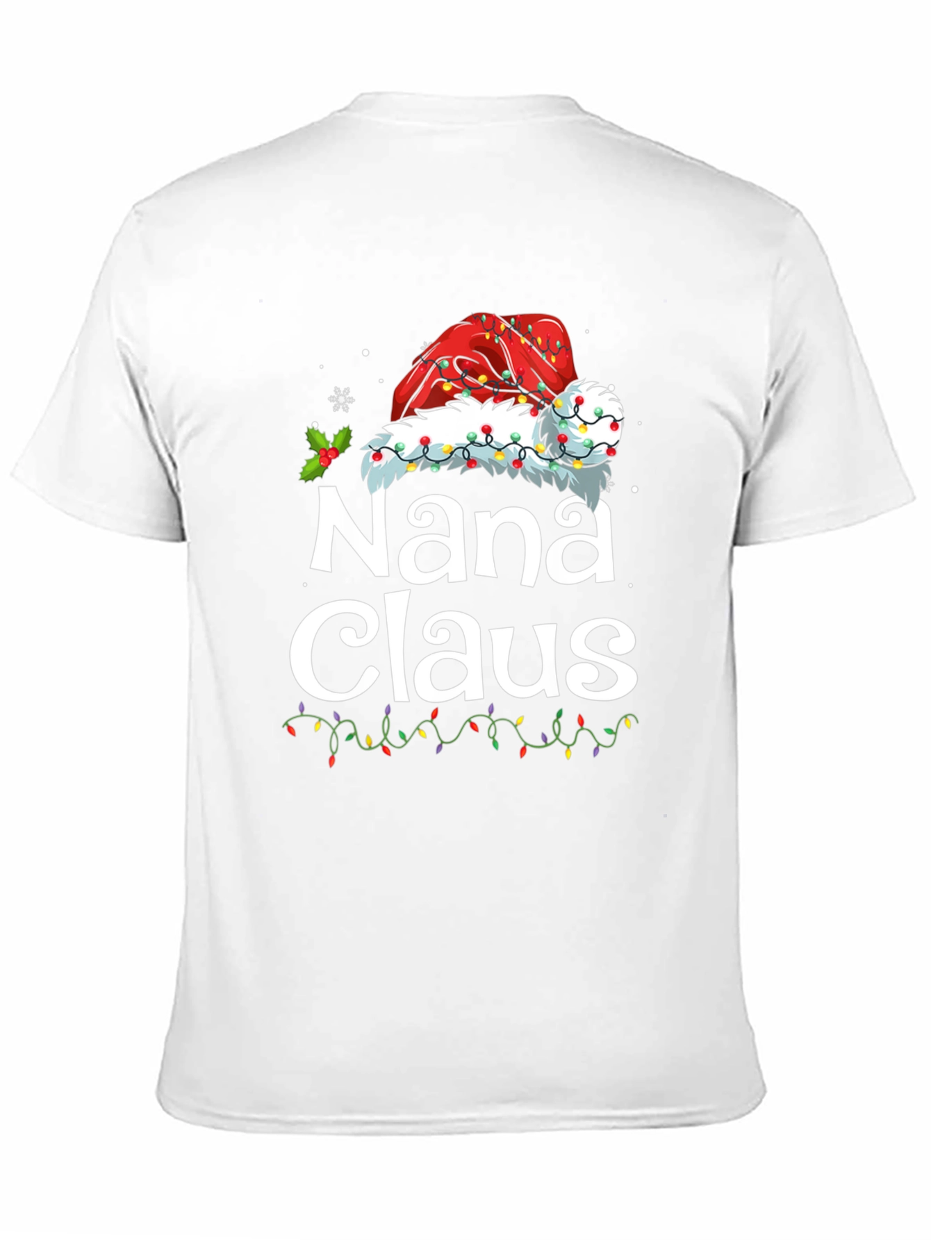 Nana Claus Christmas T-Shirt Santa Hat