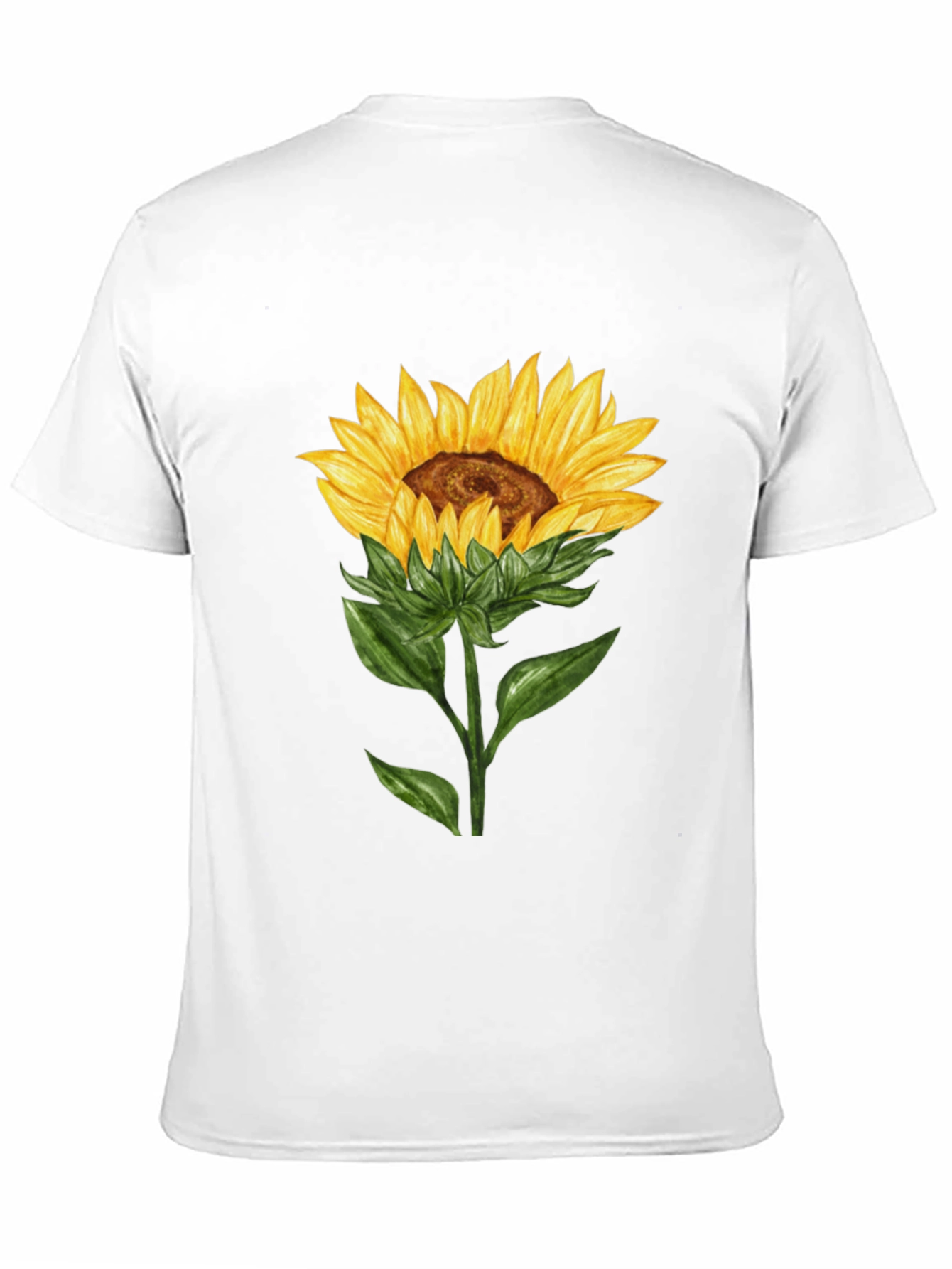 Sunflower Graphic T-Shirt - Black Cotton Tee