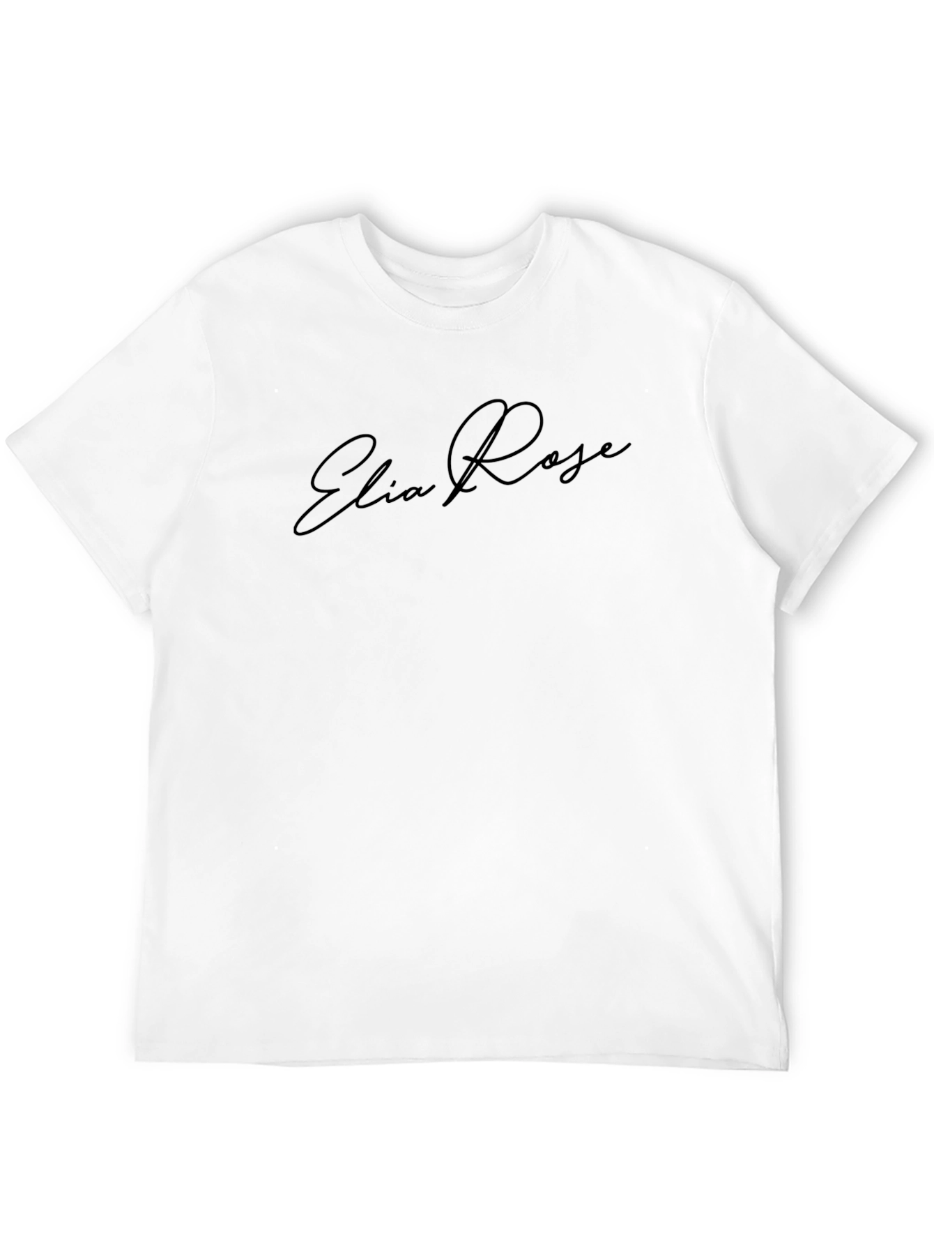 Elia Rose T-Shirt - Stylish Black Graphic Tee