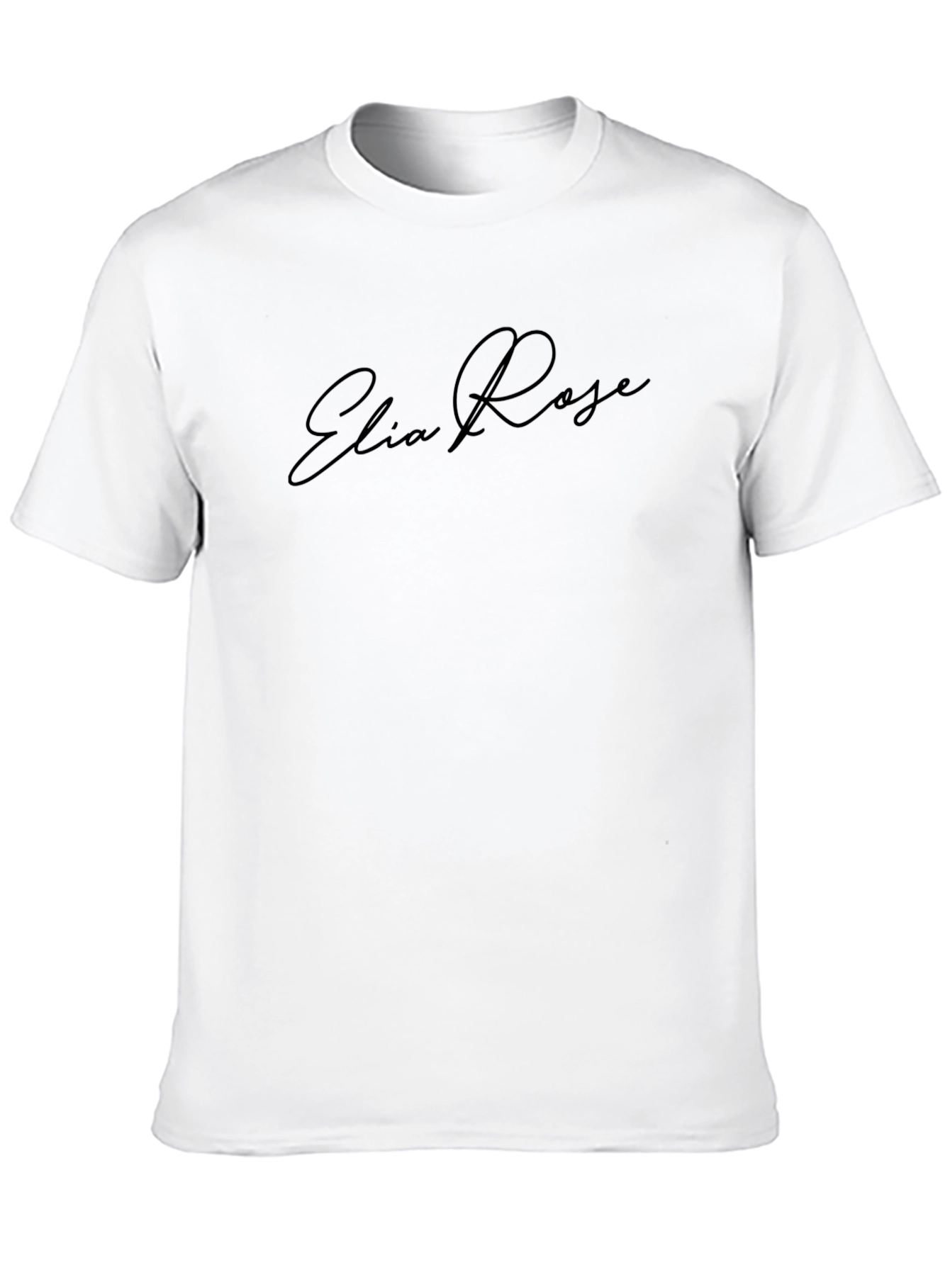 Elia Rose T-Shirt - Stylish Black Graphic Tee