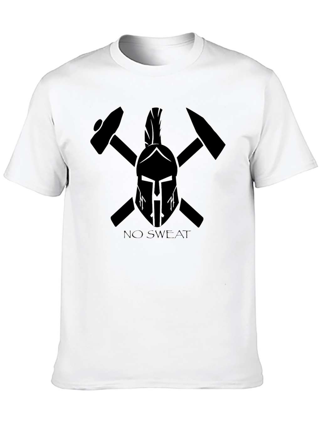 No Sweat Spartan Helmet Graphic T-Shirt
