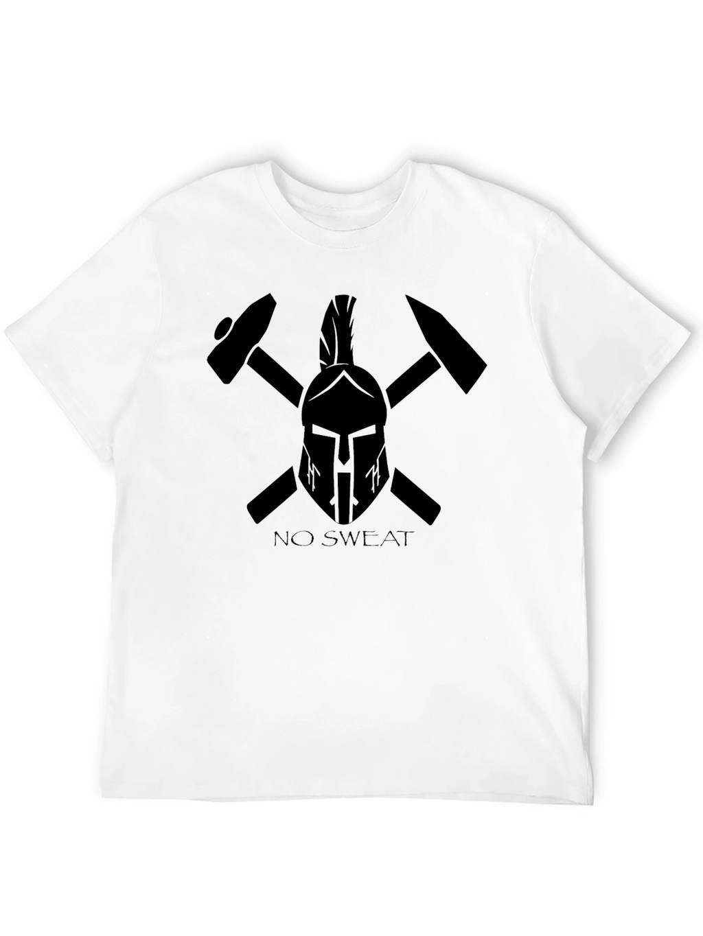 No Sweat Spartan Helmet Graphic T-Shirt