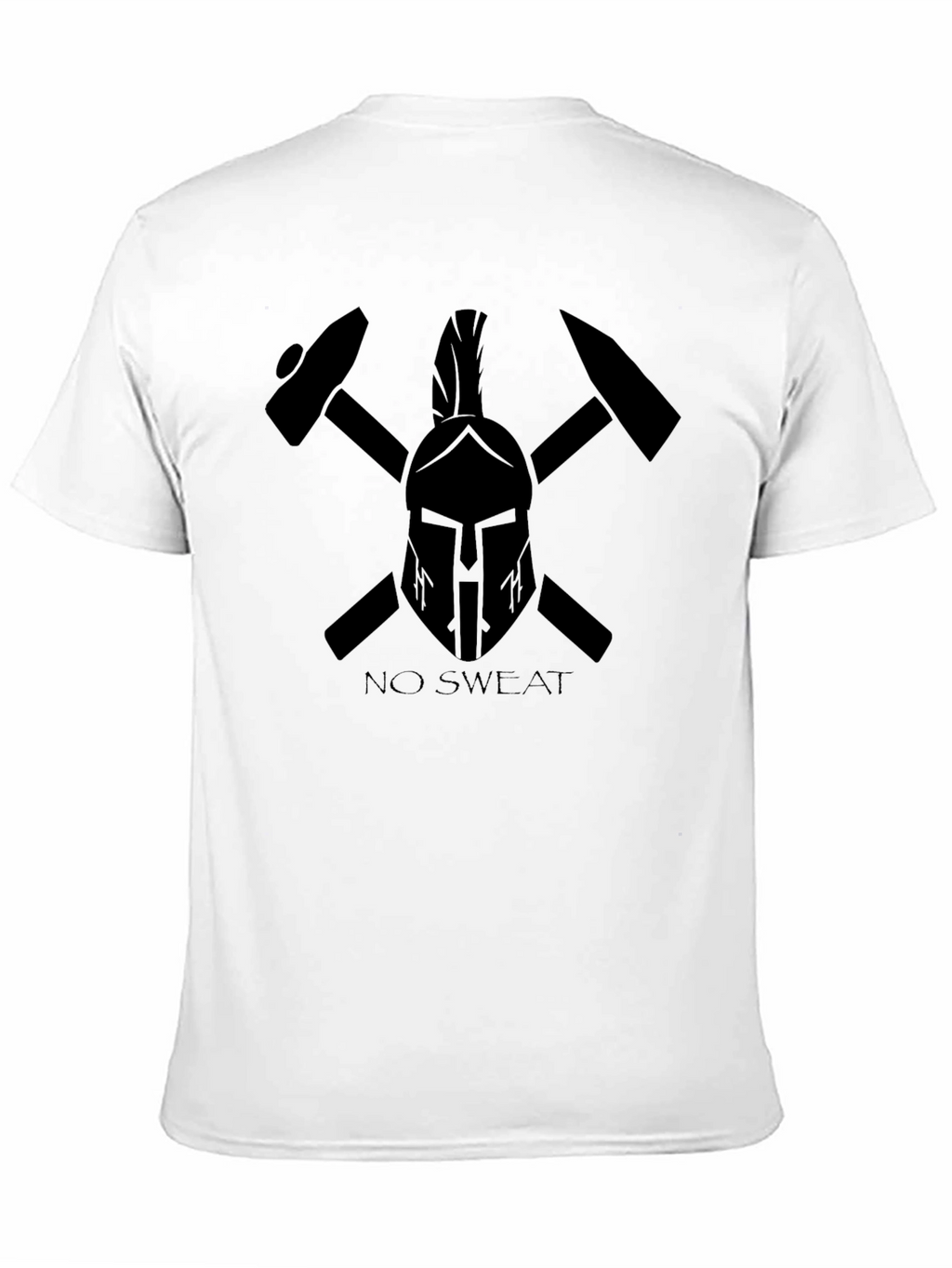 No Sweat Spartan Helmet Graphic T-Shirt