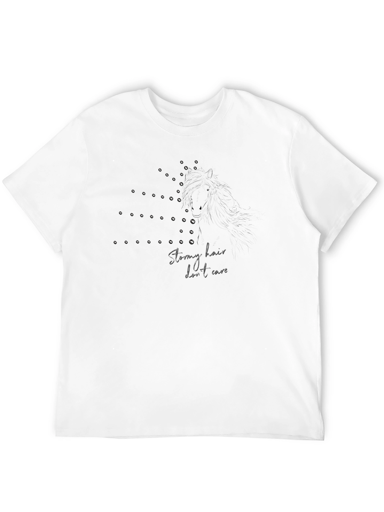 Stormy Hair Horse T-Shirt