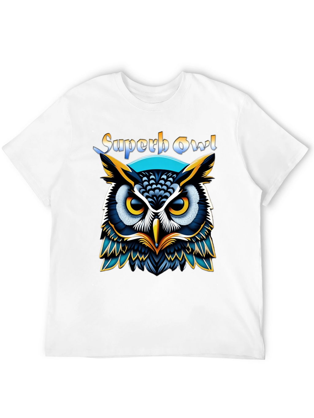 Superb Owl Graphic T-Shirt - Black