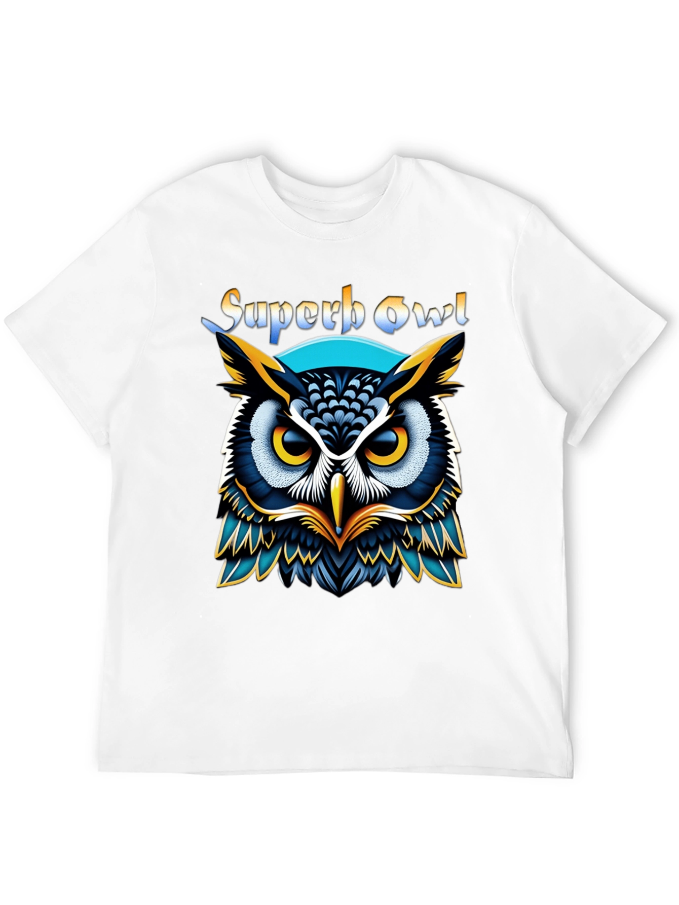 Superb Owl Graphic T-Shirt - Black