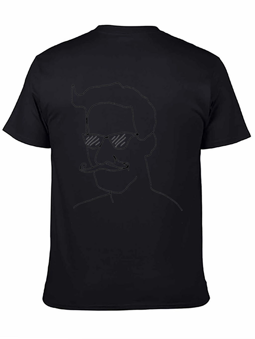 Cool Dude Graphic Tee - Black Cotton T-Shirt