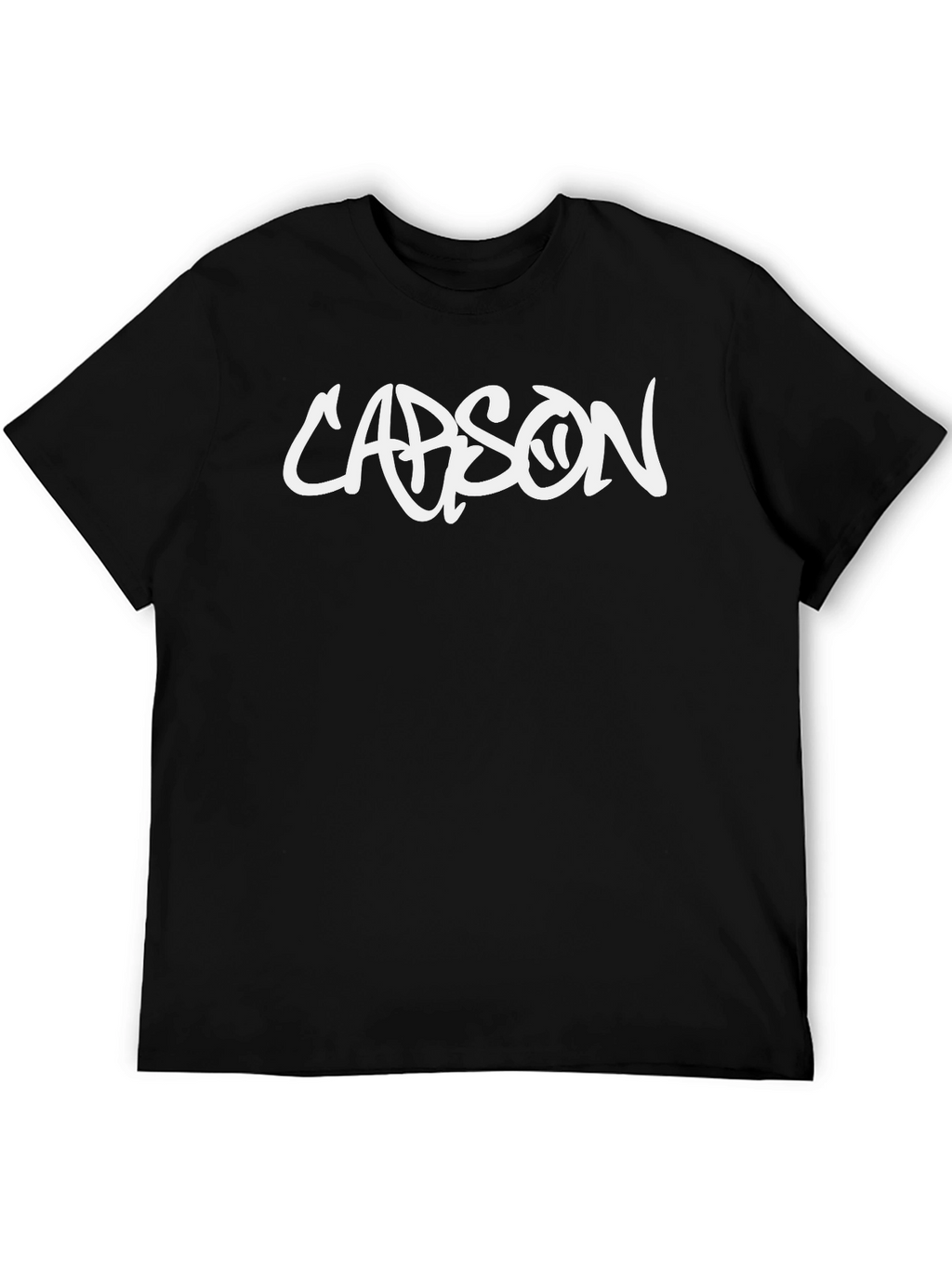 Carson Graphic Print Tee - Black